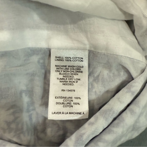 Vineyard Vines Blue and White Floral Romper - Picture 6 of 6